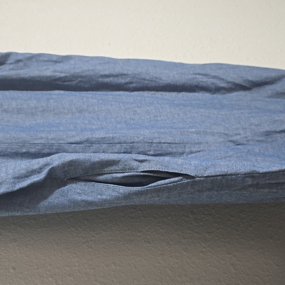 Hatch Chambray Blue Jumpsuit Size 0/S Blue - Picture 3 of 6